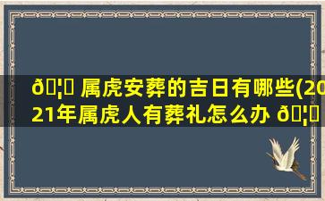 🦁 属虎安葬的吉日有哪些(2021年属虎人有葬礼怎么办 🦟 )